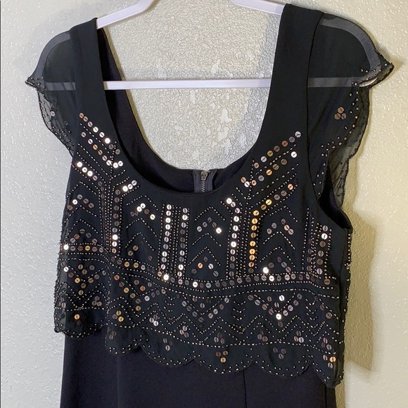 American Eagle Gray Sequin Dress, Medium - Picture 4 of 8